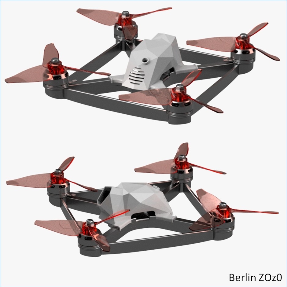 Berlin ZOz0 (5 Zoll - Rahmen - 214mm Diagonale, 16mm 4xM3)