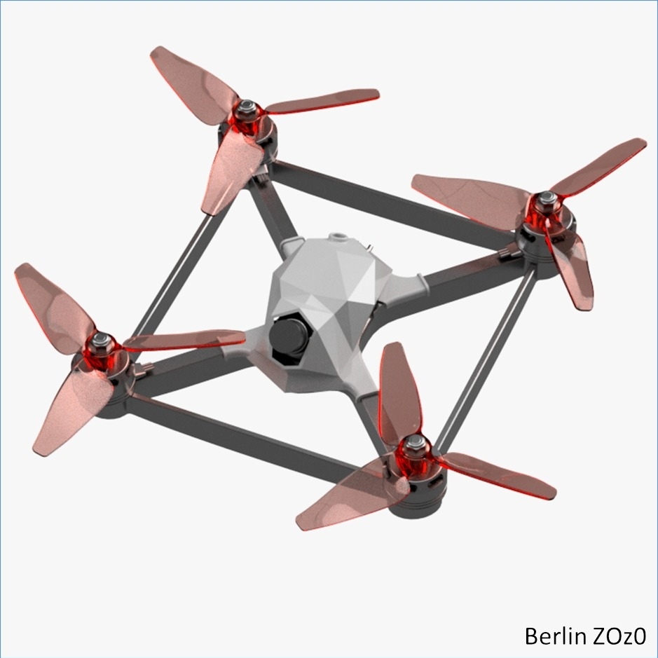 Berlin ZOz0 (5 Zoll - Rahmen - 214mm Diagonale, 16mm 4xM3)